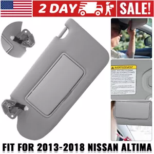 For 2013-2018 Nissan Altima Sun Visor With Light Mirror Left Driver Side Gray - Foto 1 di 12