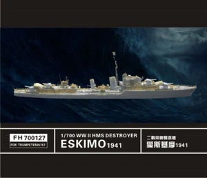 Flyhawk FH700127 Destroyer HMS Eskimo WWII 1941 (pour Trumpeter05757) 1:700 - Picture 1 of 2