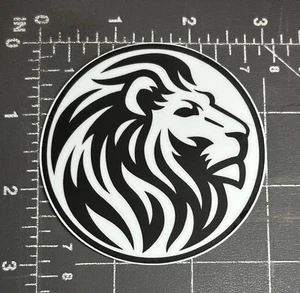 Lion Head Logo Vinyl Sticker Decal Christian Ministries Jesus Christ Aslan - Picture 1 of 4