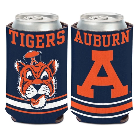 AUBURN TIGERS AUBIE MASCOT COLLEGE VAULT KADDY KOOZIE CAN HOLDER NEW WINCRAFT Cover