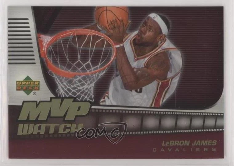 2006-07 UD Reserve MVP Watch Gold LeBron James #MVP-LJ - Image 1 of 2