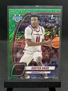 Vendita Karter Knox Green Shimmer 2024-25 Bowman U Chrome Basketball - Foto 1 di 2