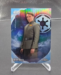 2025 Topps Chrome Star Wars Galen Erso Hothfractor Frozenfractor -2/0 Card HF-47 - Picture 1 of 2
