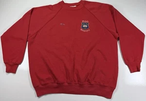 Oxford University Sweatshirt Mens Burgundy Crewneck College Pullover Embroidered - Picture 1 of 6