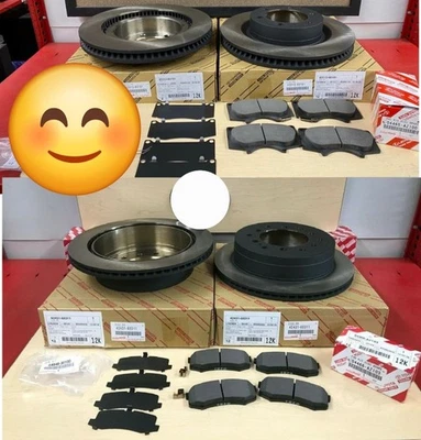 2010-2022 LEXUS GX460 原始设备制造商前后制动套件电机 TCMC 垫套件和垫片 — 第 1/4 张图片