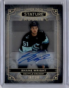 Shane Wright Stature Rookies Auto 193/199 2022-23 Upper Deck #106 RC - Bild 1 von 2