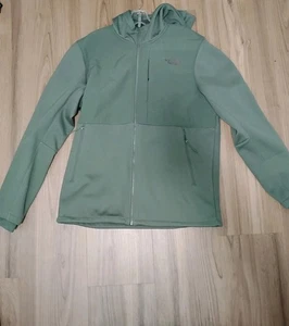 The North Face Never Stop Explor Jacket Men's L Green WindWall Softshell FullZip - Picture 1 of 13