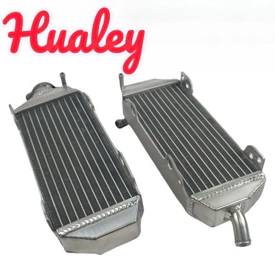 For 1996 1997 1998 1999 2000 SUZUKI RM250 RM 250 Polished Aluminum Radiator - Image 1 of 3