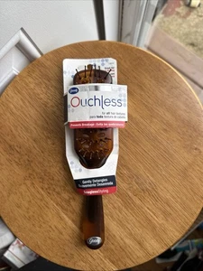 Vintage Goody Ouchless Styling Brush Comfort Tip Bristles Brown Vented 9 In - Picture 1 of 1