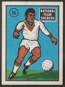 ANGLO-NATIONAL TEAM COLOURS FOOTBALL 1970-#36- MOROCCO - Picture 1 of 2
