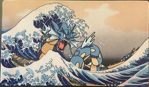 Great Wave & Gyarados Playmat - Picture 1 of 1