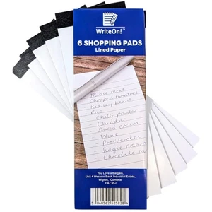 12 Slimline Shopping Pads - 30 Sheets Each - Perfect for Lists - Picture 1 of 2