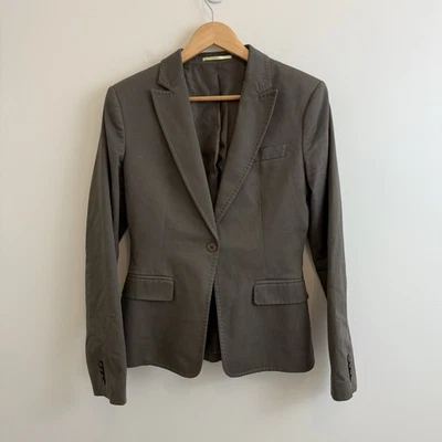 Abrigo Blazer Deportivo J.Lindeberg Para Hombre Calce Ajustado Gris Talla XS/S Oficina Informal Foto 1 de 4