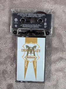 Vintage Madonna Cassette Tape The Immaculate Collection Pop Album 1990 Sire WB - Imagen 1 de 3