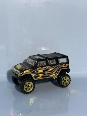 Hot Wheels 2008 General Motors GM 5 paquete exclusivo Hummer H2 negro/dorado como nuevo Foto 1 de 4