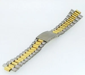 CINTURINO UOMO OYSTER 100 % ACCIAIO ORO 20 MM. LUNGHEZZA CM. 16,5 (48) - Imagen 1 de 4