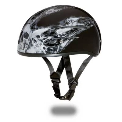 Daytona Helmets M/C Daytona Skull CAP Open Face DOT Approved Motorcycle Helmet - Image 1 of 4