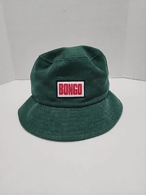 Bongo Corduroy Green Bucket Hat One  Size Small/Med - Image 1 of 4