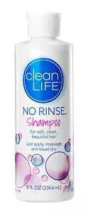 No-Rinse Shampoo, 8 Fl Oz - Leaves Hair Fresh, Clean and Odor-Free, Rinse-Free F - Picture 1 of 12
