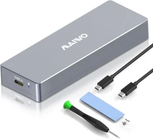 USB 3.2 Gen2x2 Type C External Hard Drive Enclosure for 12+16 PIN MacBook AHCI - Afbeelding 1 van 6