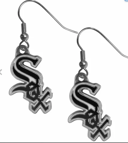 Chicago White Sox MLB Baseball Cap Decorative Earrings PSG Fan Souvenir Sealed Cover