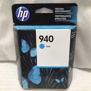 Cartucho de tinta cian genuino HP 940 C4903AN nuevo caja sellada vencimiento junio 2018 - Imagen 1 de 9