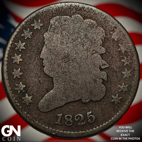 1825 Classic Head Half Cent Q4595 Cover