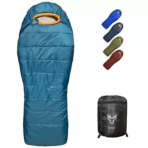 0 Degree Sleeping Bags For Adults Big & Tall - Cold Weather Winter Waterproof 4S - Picture 1 of 7