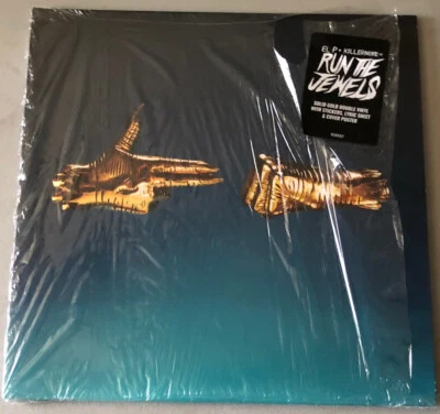 Run The Jewels – Run The Jewels 3 - 2x Vinyl Record LP. Gatefold, Gold - Image 1 of 4