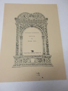 Nicolas flagello Diptych for Brass Trio 2 Trumpets and Trombone Sheet Music - Picture 1 of 7