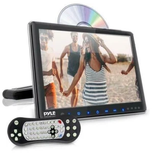 Pyle PLHRDVD904 Car Headrest Mount DVD Player, Video Display Monitor 9.4’’’ - Picture 1 of 7