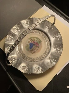 Farber & Shlevin, Inc. of Brooklyn NY 11"x8" Dish Metal finished Vintage - Picture 1 of 6