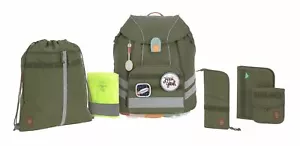 Lässig Unique School Set Schulranzen Tasche Olive Grün - Bild 1 von 10