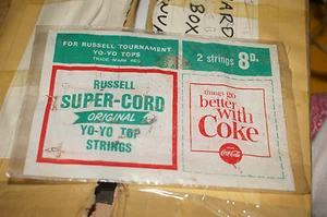 Vintage Coca Cola Russell YoYo Things Go Better With Coke 1960's String Bag - Picture 1 of 3