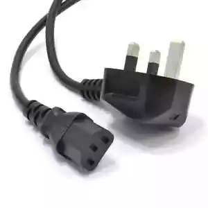 10M Power Cord UK Plug to IEC Cable PC Mains Kettle Lead C13 - Picture 1 of 1