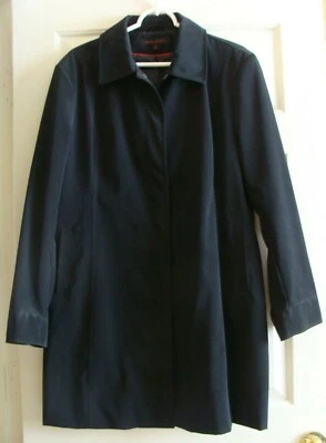 Women's Black ANNE KLEIN Lined Coat - Size XL - Image 1 of 2