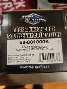 TQ Universal Replacement Rack & Pinion Steering Boot 68-881000K - Picture 1 of 2