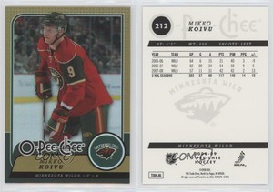 2008-09 O-Pee-Chee Rainbow Foil Mikko Koivu #212