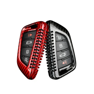 Para Toyota Supra 2020 2021 A90 MKV Fibra de Carbono Seca Mando a Distancia Llavero Estuche Cubierta 3D Foto 1 de 4