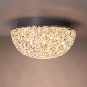 LED Ceiling Light Fixture Flush Mount, Crystal Chandelier Modern Ceiling Light f - Picture 1 of 7