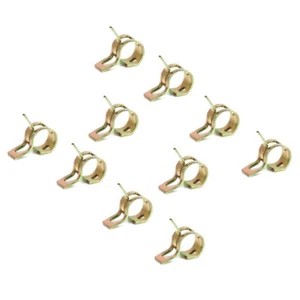 10pcs Pipe Clamp Color-plated Zinc 9MM Pipe Clamp Pipe Fixing Home - Picture 1 of 8