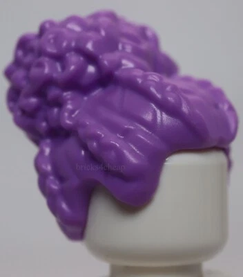 Lego Minifigura Mediana Lavanda Pelo Mujer Enrollado con Bollo Alto Grande Foto 1 de 2