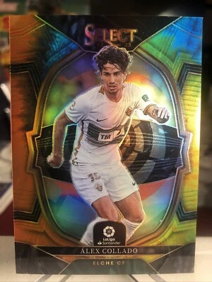 2022-23 Panini Select La Liga Alex Collado RARE Terrace Tie-Dye Prizm SSP /35 - Image 1 of 2