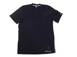 Autentica t-shirt Belstaff FB scollo a V nera misto cotone/elastan taglia S - Foto 1 di 4