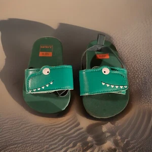 Baby Boy Carter's Green Gator Sandals 6-9M - Picture 1 of 5