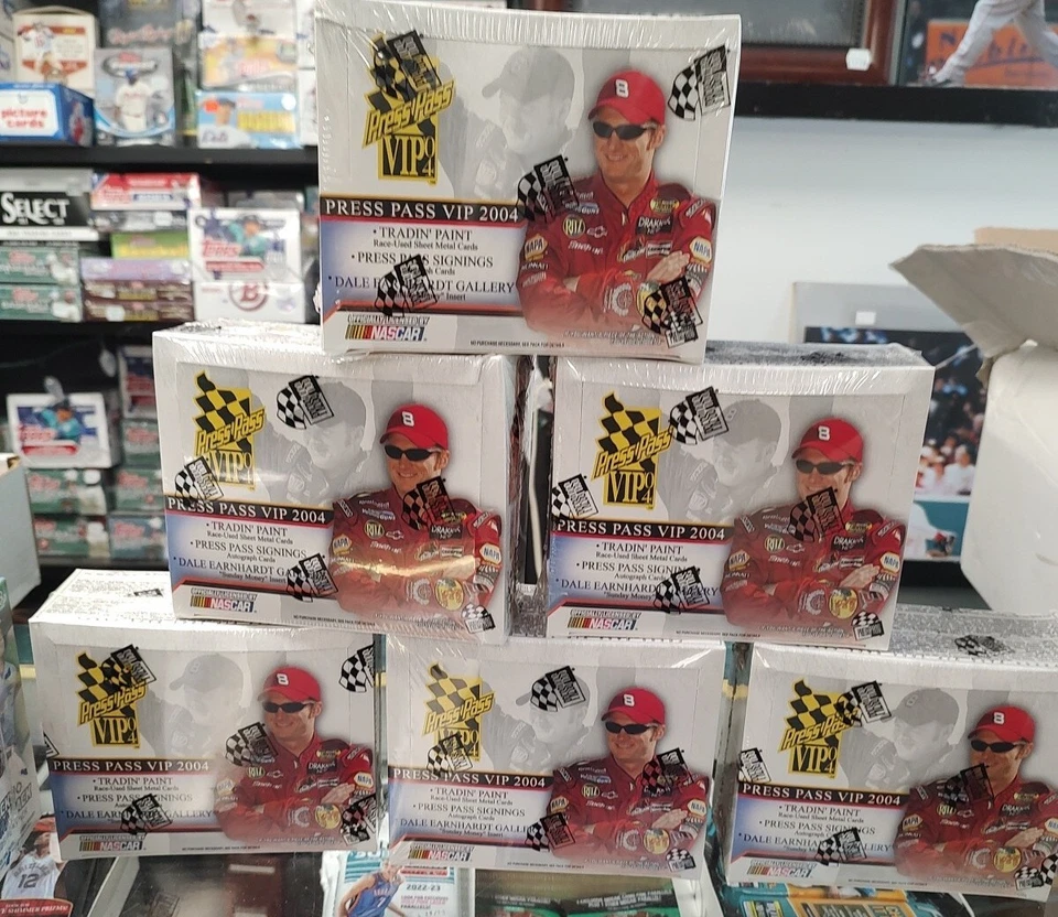 2004 Press Pass Nascar Racing VIP 20 Pack Factory Sealed Retail Box Busch Rc - Image 1 of 4