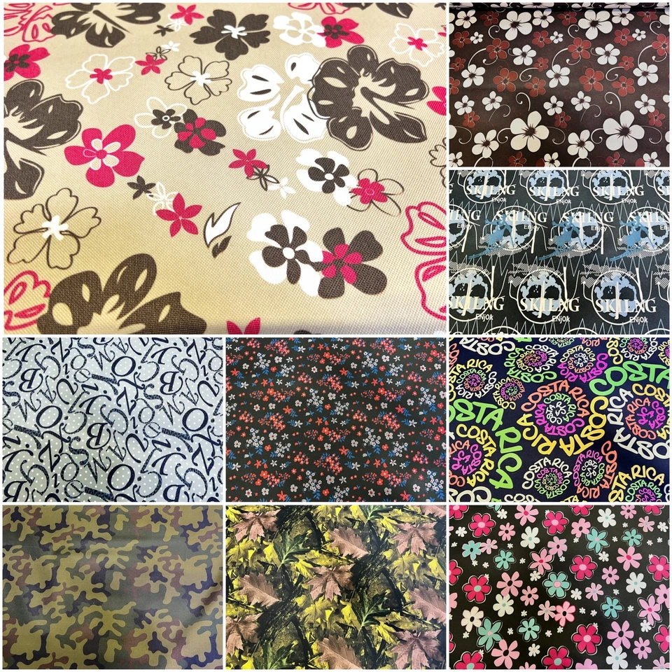 OXFORD PVC 600D x 300D Bedruckt Outdoor Meterware Segeltuch Zelt Abdeckplane - Bild 1 von 1