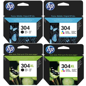 HP 304 / 304XL Schwarz & Tricolor Tinte Druckerpatrone *Wählen Sie Ihre Tinte* - Bild 1 von 7