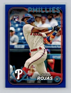 2024 Topps #209 Johan Rojas RC Blue Retail Philadelphia Phillies - Bild 1 von 2