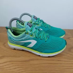 Decathlon Kalenji Zapatos Entrenadores Eliorun Amarillo Verde Zapatos Tenis Talla UK 5 - Imagen 1 de 15